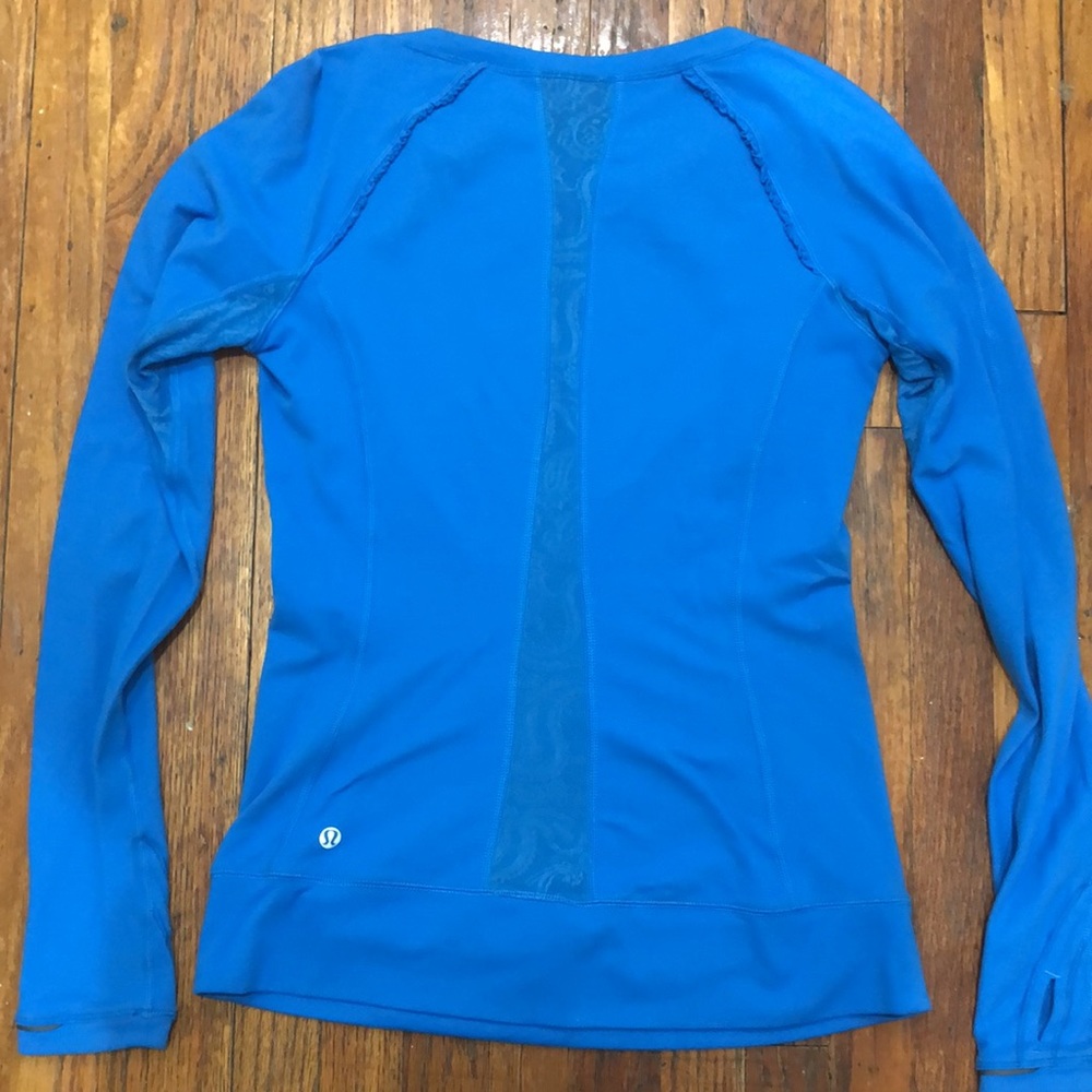 Blue Lululemon Workout Top Size 6